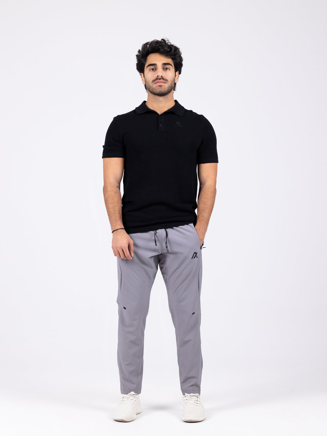 تيشيرت – بولو بأكمام قصيرة بنسيج جاكار