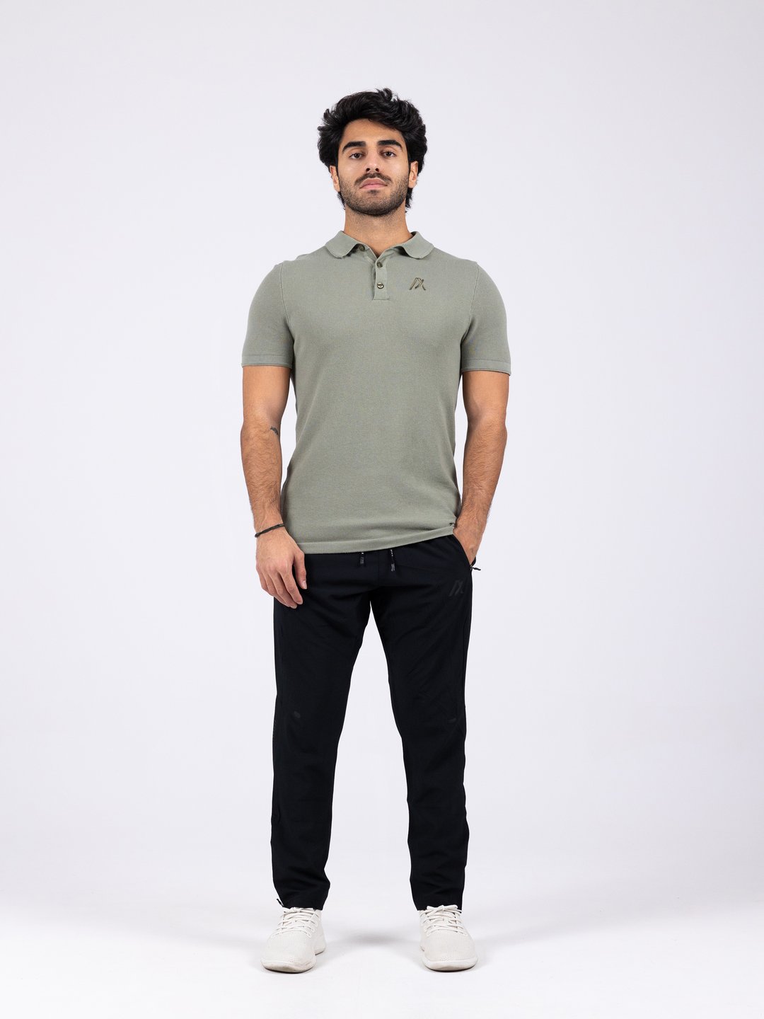 تيشيرت – بولو بأكمام قصيرة بنسيج جاكار